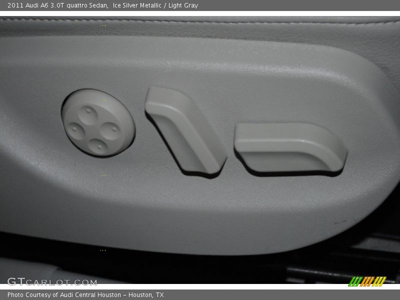 Ice Silver Metallic / Light Gray 2011 Audi A6 3.0T quattro Sedan