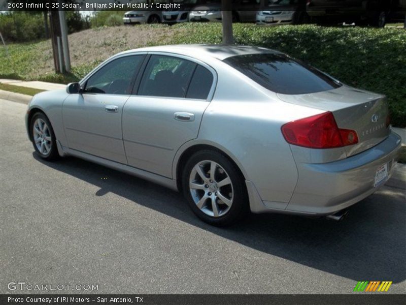 Brilliant Silver Metallic / Graphite 2005 Infiniti G 35 Sedan