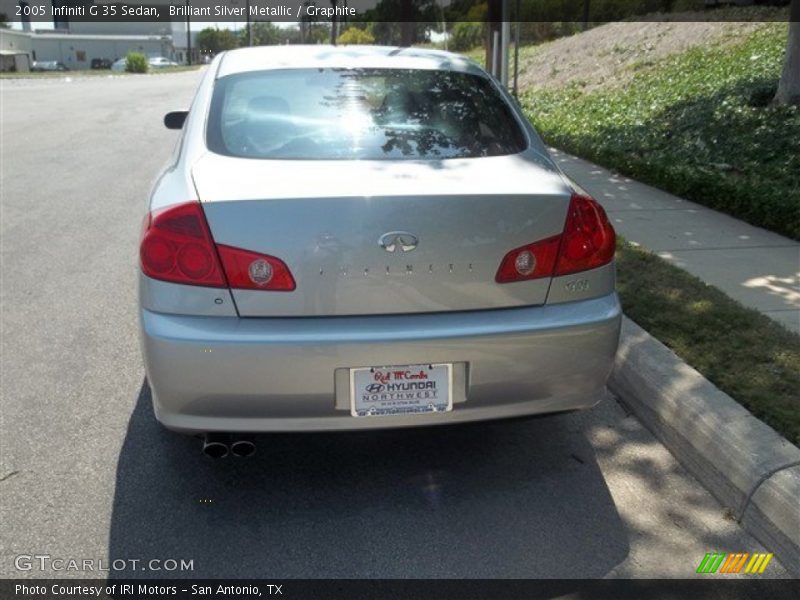 Brilliant Silver Metallic / Graphite 2005 Infiniti G 35 Sedan