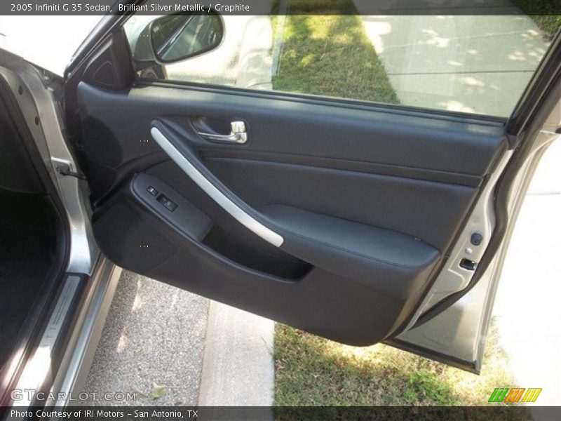 Brilliant Silver Metallic / Graphite 2005 Infiniti G 35 Sedan