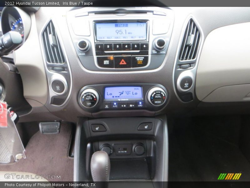 Iris Blue / Taupe 2012 Hyundai Tucson Limited