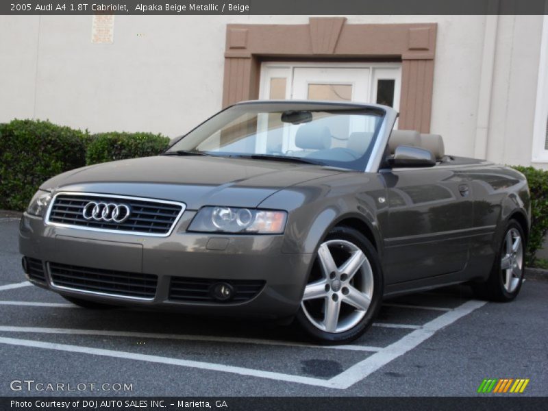 Alpaka Beige Metallic / Beige 2005 Audi A4 1.8T Cabriolet