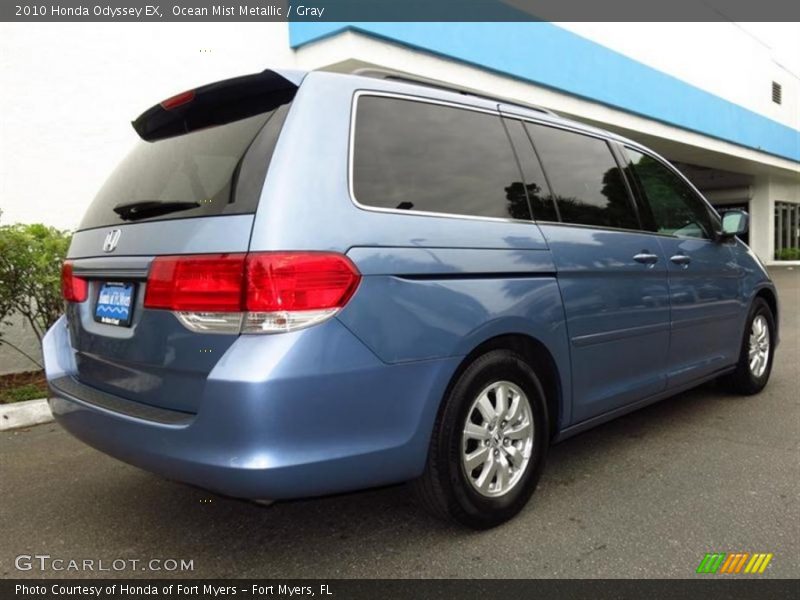 Ocean Mist Metallic / Gray 2010 Honda Odyssey EX