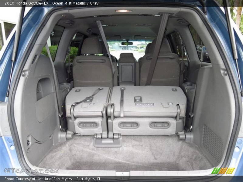 Ocean Mist Metallic / Gray 2010 Honda Odyssey EX