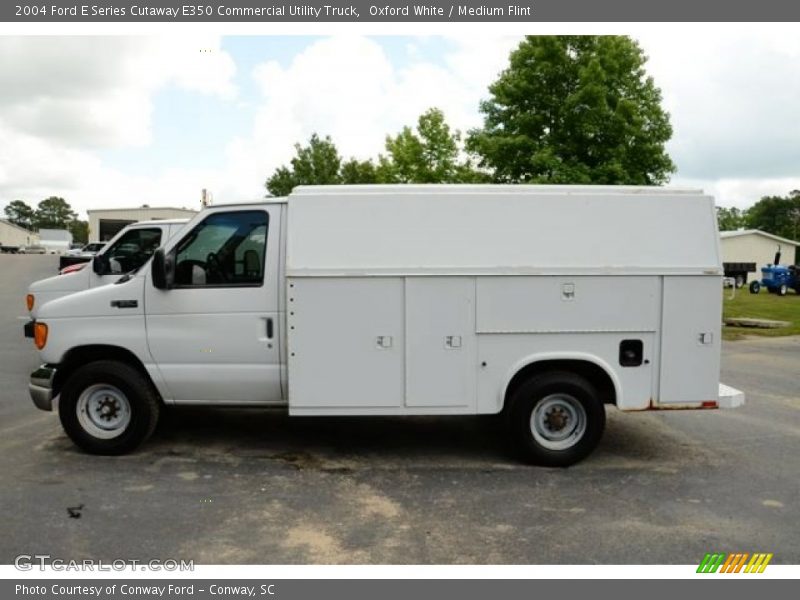  2004 E Series Cutaway E350 Commercial Utility Truck Oxford White