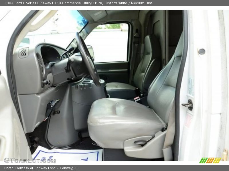  2004 E Series Cutaway E350 Commercial Utility Truck Medium Flint Interior