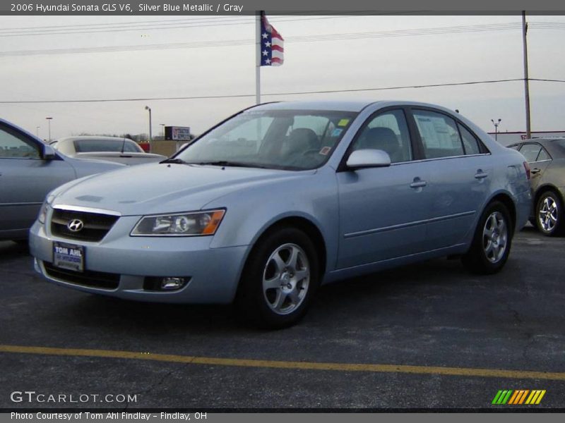 Silver Blue Metallic / Gray 2006 Hyundai Sonata GLS V6