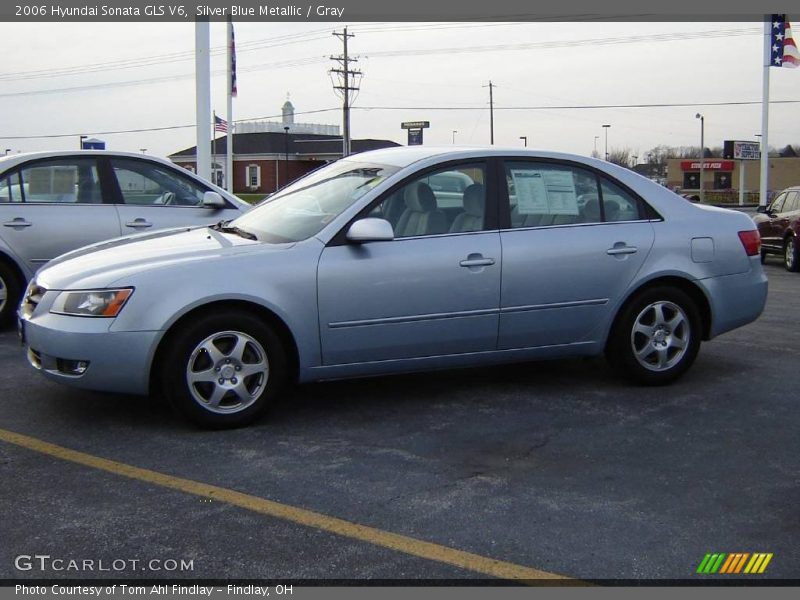 Silver Blue Metallic / Gray 2006 Hyundai Sonata GLS V6