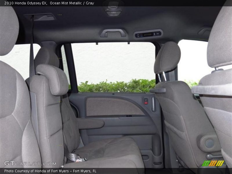 Ocean Mist Metallic / Gray 2010 Honda Odyssey EX
