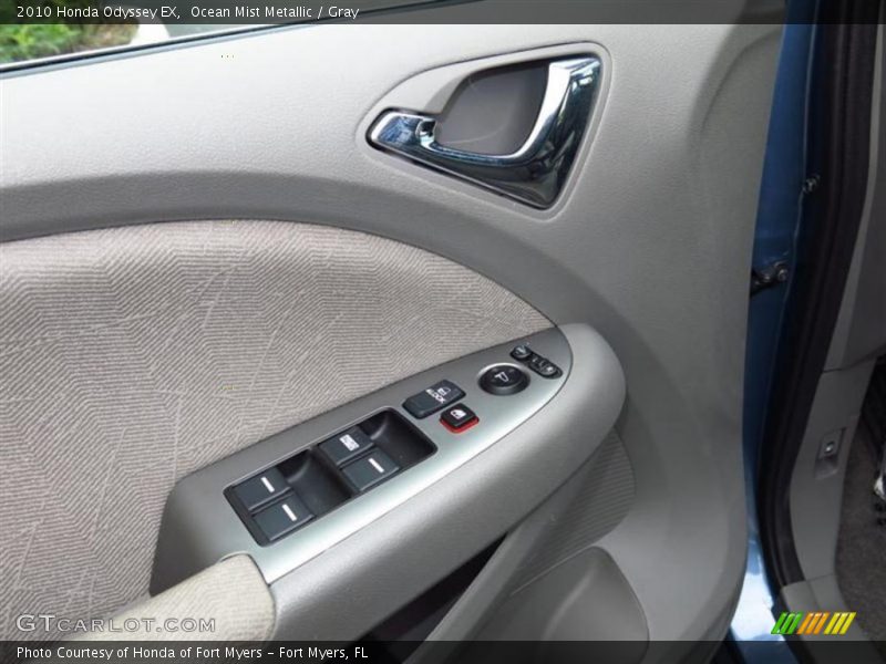 Ocean Mist Metallic / Gray 2010 Honda Odyssey EX