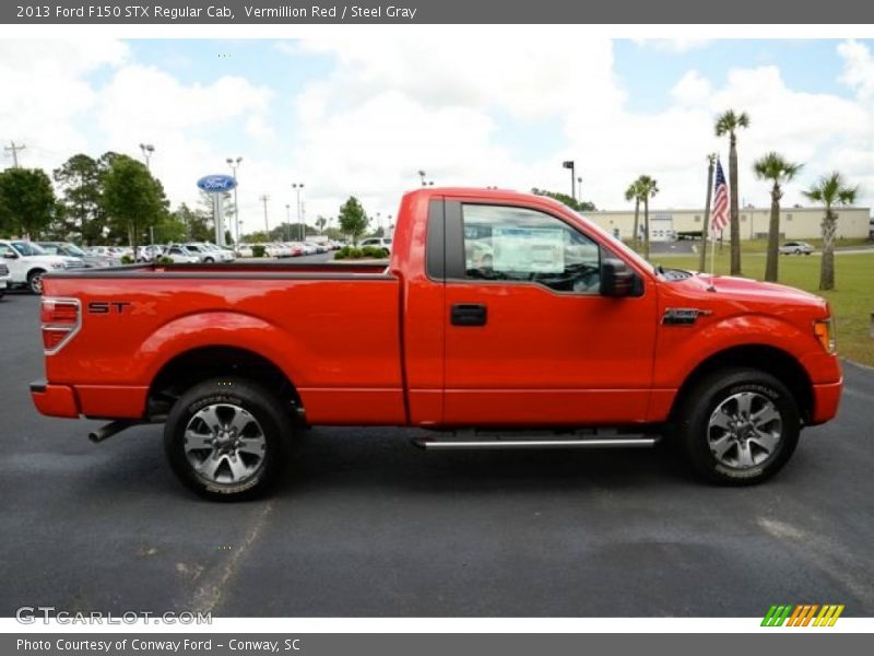  2013 F150 STX Regular Cab Vermillion Red