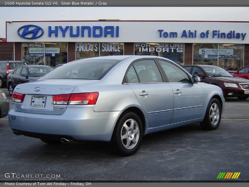 Silver Blue Metallic / Gray 2006 Hyundai Sonata GLS V6