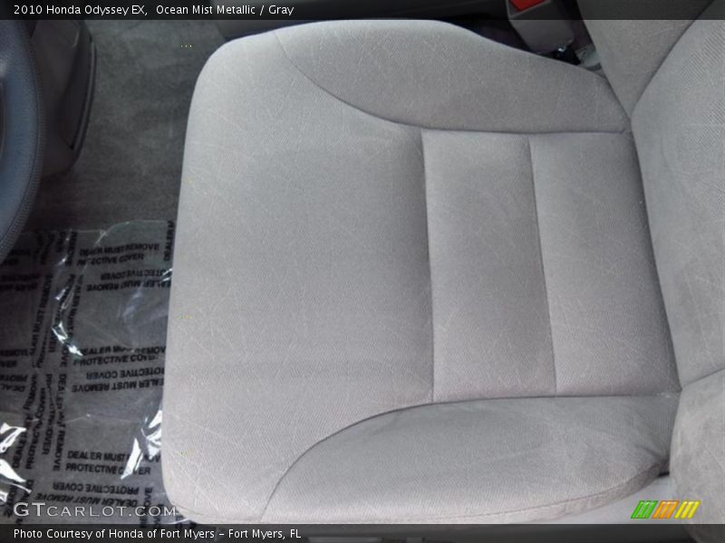 Ocean Mist Metallic / Gray 2010 Honda Odyssey EX
