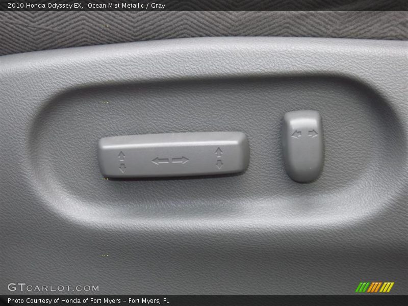 Ocean Mist Metallic / Gray 2010 Honda Odyssey EX
