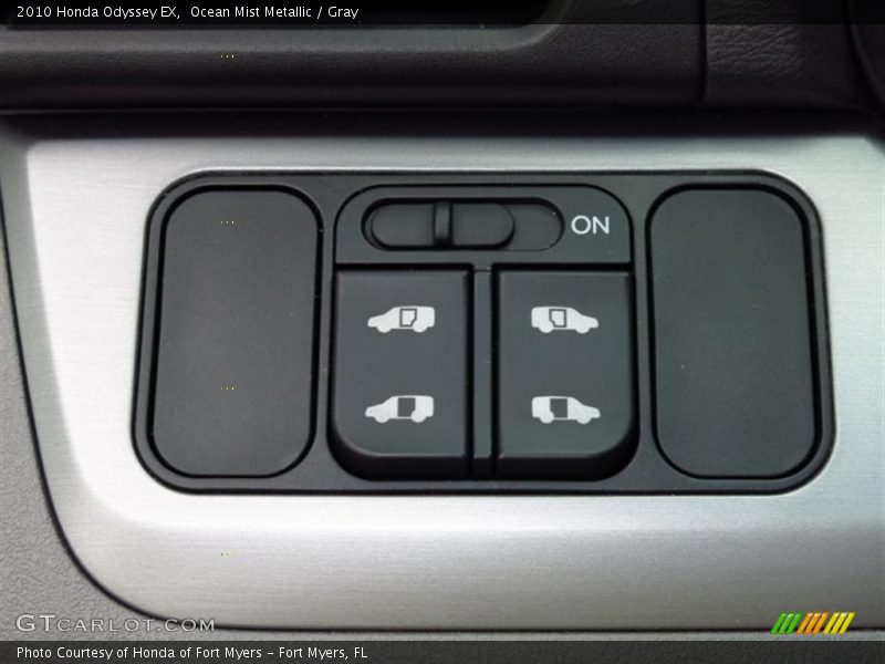 Ocean Mist Metallic / Gray 2010 Honda Odyssey EX