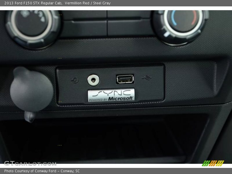 Vermillion Red / Steel Gray 2013 Ford F150 STX Regular Cab