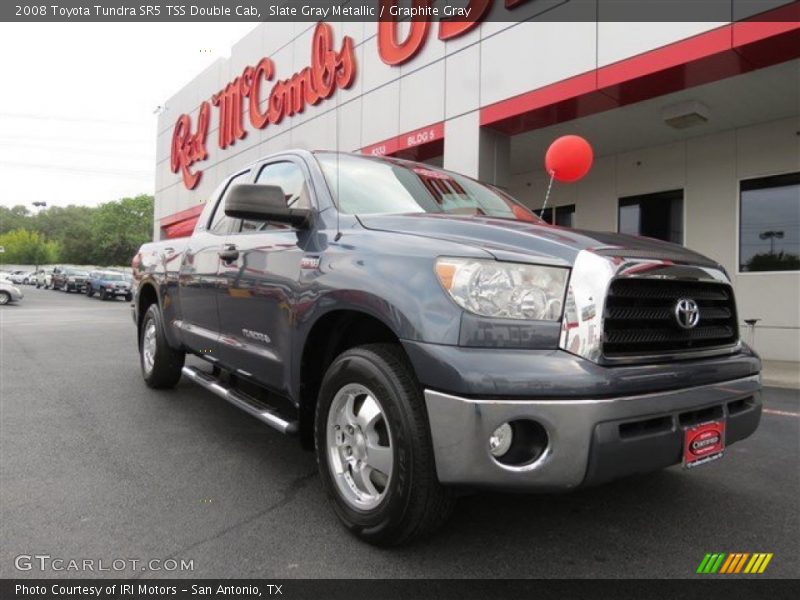 Slate Gray Metallic / Graphite Gray 2008 Toyota Tundra SR5 TSS Double Cab