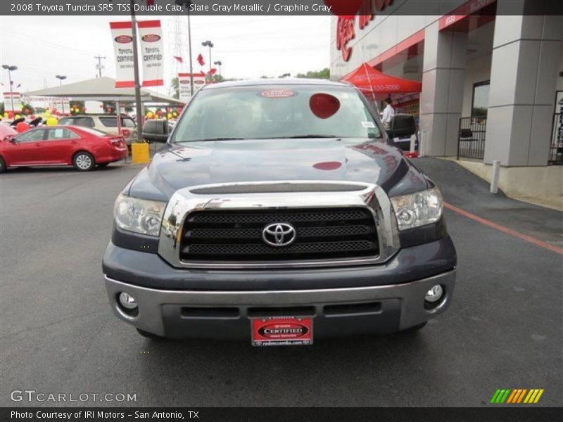 Slate Gray Metallic / Graphite Gray 2008 Toyota Tundra SR5 TSS Double Cab