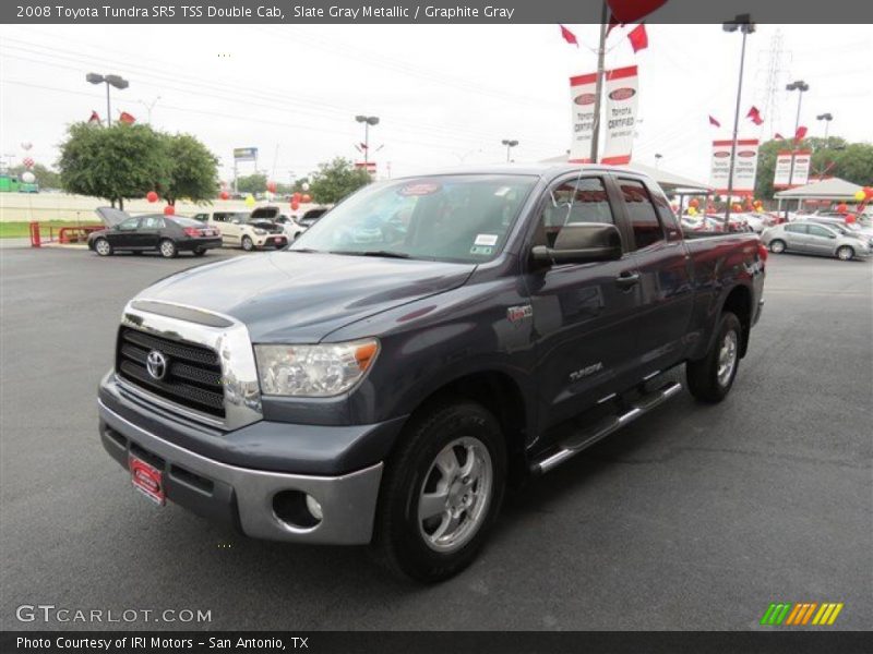 Slate Gray Metallic / Graphite Gray 2008 Toyota Tundra SR5 TSS Double Cab