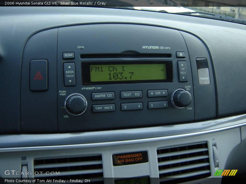 Silver Blue Metallic / Gray 2006 Hyundai Sonata GLS V6