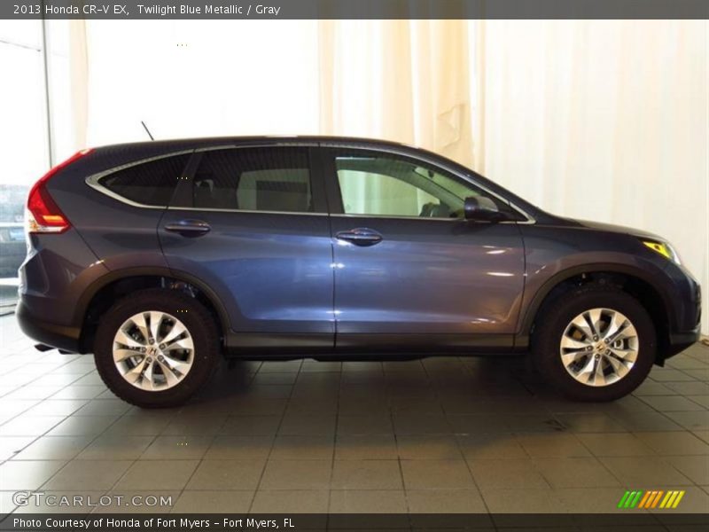 Twilight Blue Metallic / Gray 2013 Honda CR-V EX