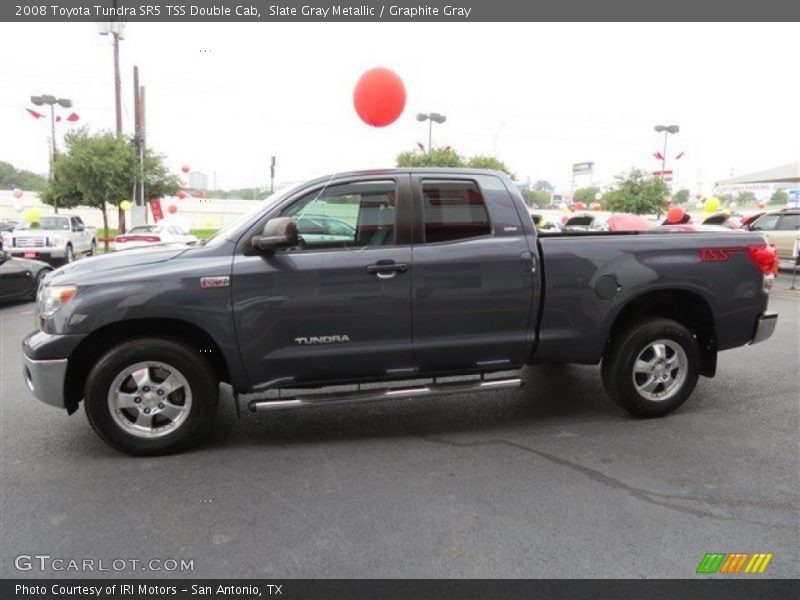 Slate Gray Metallic / Graphite Gray 2008 Toyota Tundra SR5 TSS Double Cab