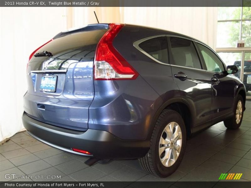 Twilight Blue Metallic / Gray 2013 Honda CR-V EX