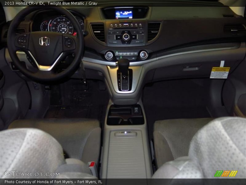 Twilight Blue Metallic / Gray 2013 Honda CR-V EX