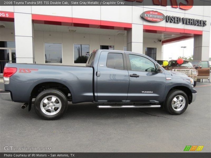 Slate Gray Metallic / Graphite Gray 2008 Toyota Tundra SR5 TSS Double Cab