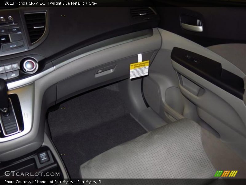 Twilight Blue Metallic / Gray 2013 Honda CR-V EX