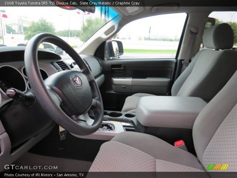 Slate Gray Metallic / Graphite Gray 2008 Toyota Tundra SR5 TSS Double Cab