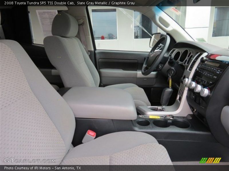 Slate Gray Metallic / Graphite Gray 2008 Toyota Tundra SR5 TSS Double Cab