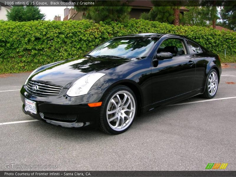Black Obsidian / Graphite 2006 Infiniti G 35 Coupe