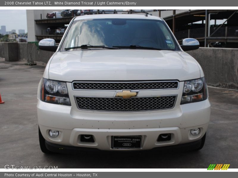 White Diamond Tricoat / Light Cashmere/Ebony 2008 Chevrolet Tahoe LTZ