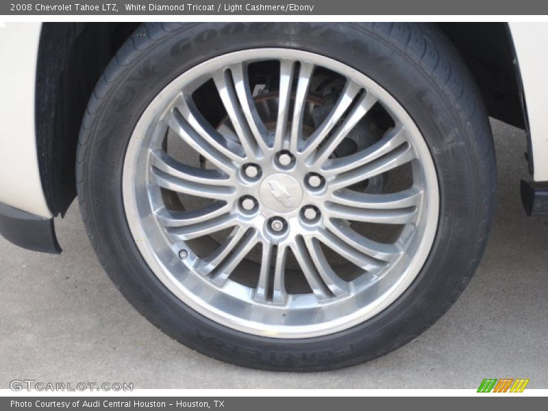 White Diamond Tricoat / Light Cashmere/Ebony 2008 Chevrolet Tahoe LTZ