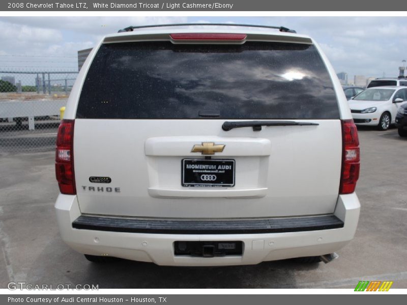 White Diamond Tricoat / Light Cashmere/Ebony 2008 Chevrolet Tahoe LTZ