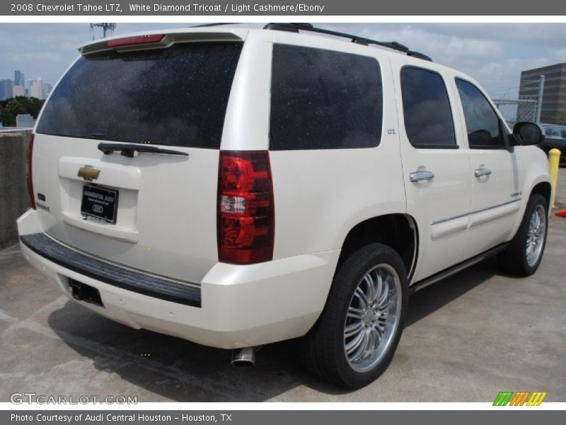 White Diamond Tricoat / Light Cashmere/Ebony 2008 Chevrolet Tahoe LTZ