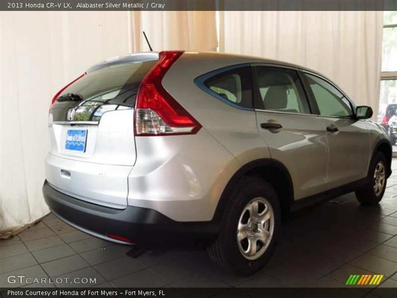 Alabaster Silver Metallic / Gray 2013 Honda CR-V LX