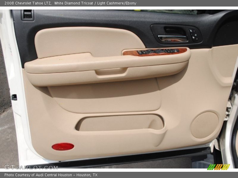 White Diamond Tricoat / Light Cashmere/Ebony 2008 Chevrolet Tahoe LTZ