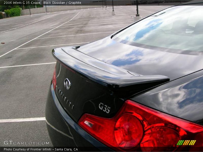 Black Obsidian / Graphite 2006 Infiniti G 35 Coupe