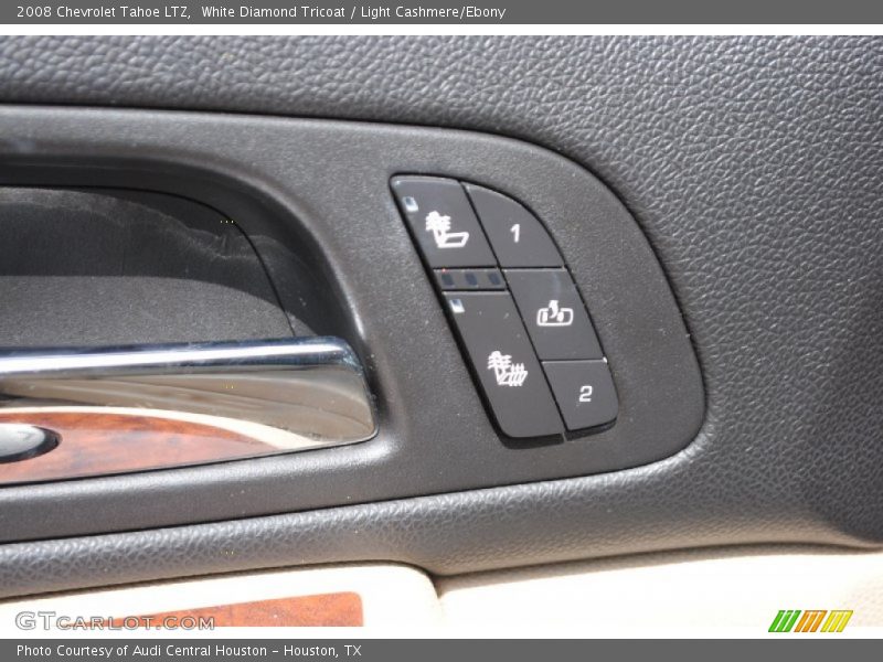 White Diamond Tricoat / Light Cashmere/Ebony 2008 Chevrolet Tahoe LTZ