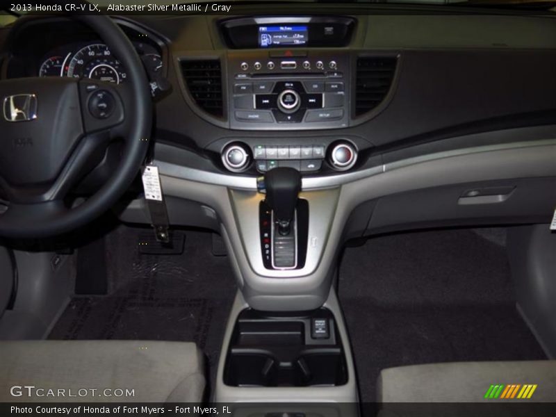Alabaster Silver Metallic / Gray 2013 Honda CR-V LX