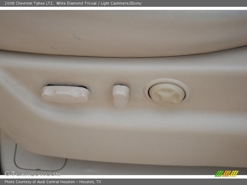 White Diamond Tricoat / Light Cashmere/Ebony 2008 Chevrolet Tahoe LTZ
