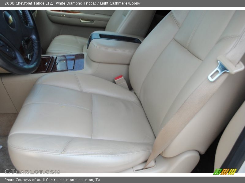 White Diamond Tricoat / Light Cashmere/Ebony 2008 Chevrolet Tahoe LTZ