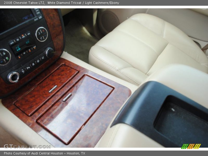 White Diamond Tricoat / Light Cashmere/Ebony 2008 Chevrolet Tahoe LTZ