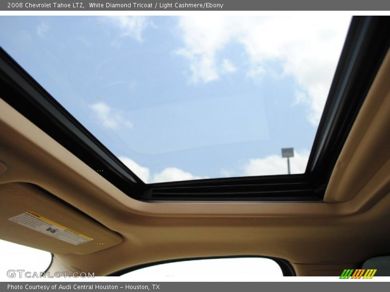 White Diamond Tricoat / Light Cashmere/Ebony 2008 Chevrolet Tahoe LTZ