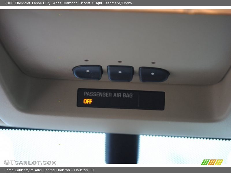 White Diamond Tricoat / Light Cashmere/Ebony 2008 Chevrolet Tahoe LTZ
