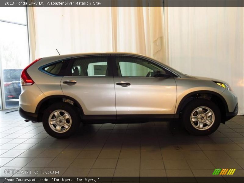 Alabaster Silver Metallic / Gray 2013 Honda CR-V LX