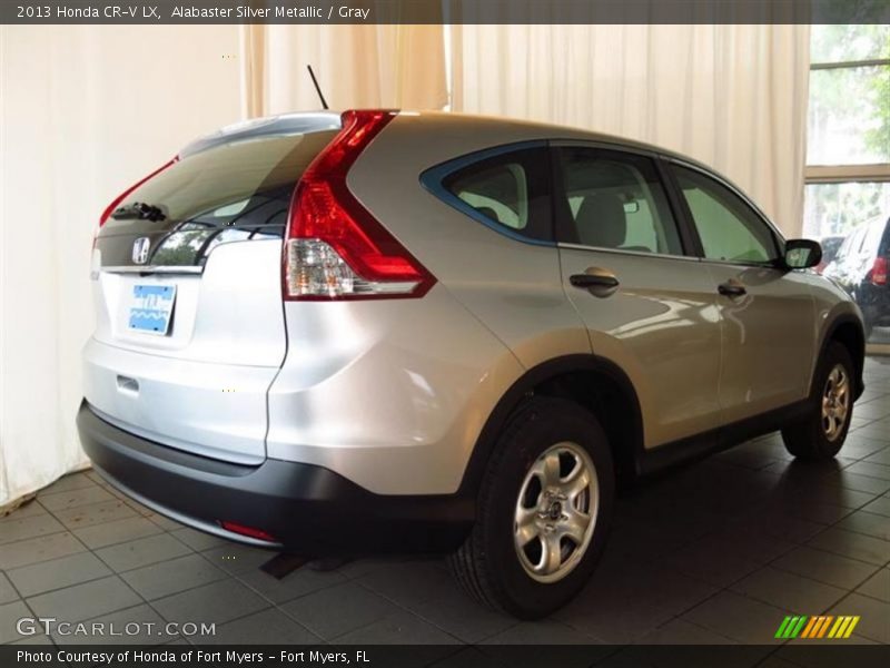 Alabaster Silver Metallic / Gray 2013 Honda CR-V LX