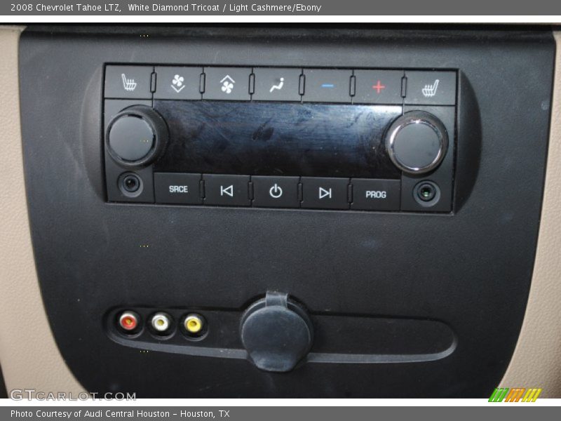 White Diamond Tricoat / Light Cashmere/Ebony 2008 Chevrolet Tahoe LTZ